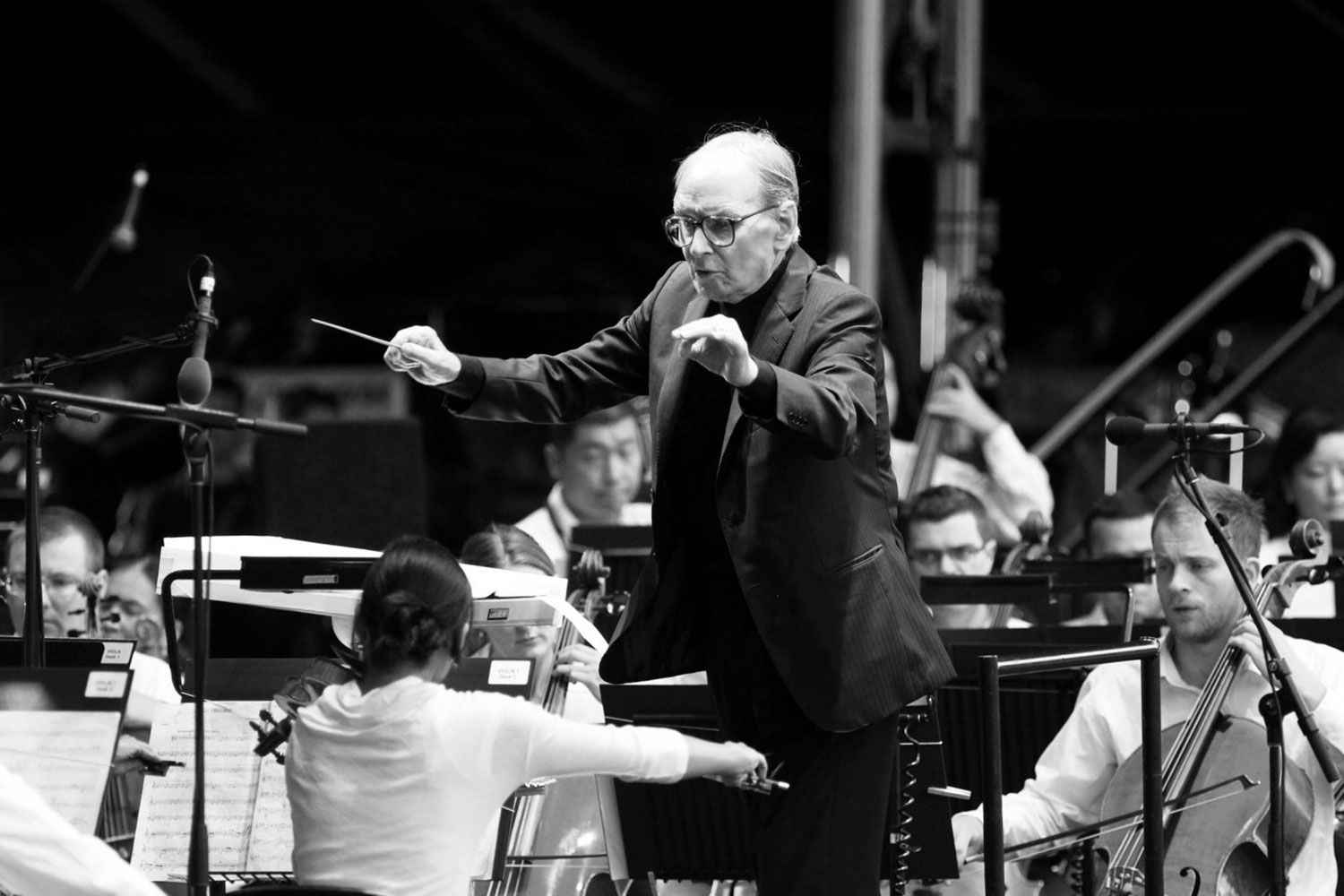 Morricone the conductor bringing his music to life