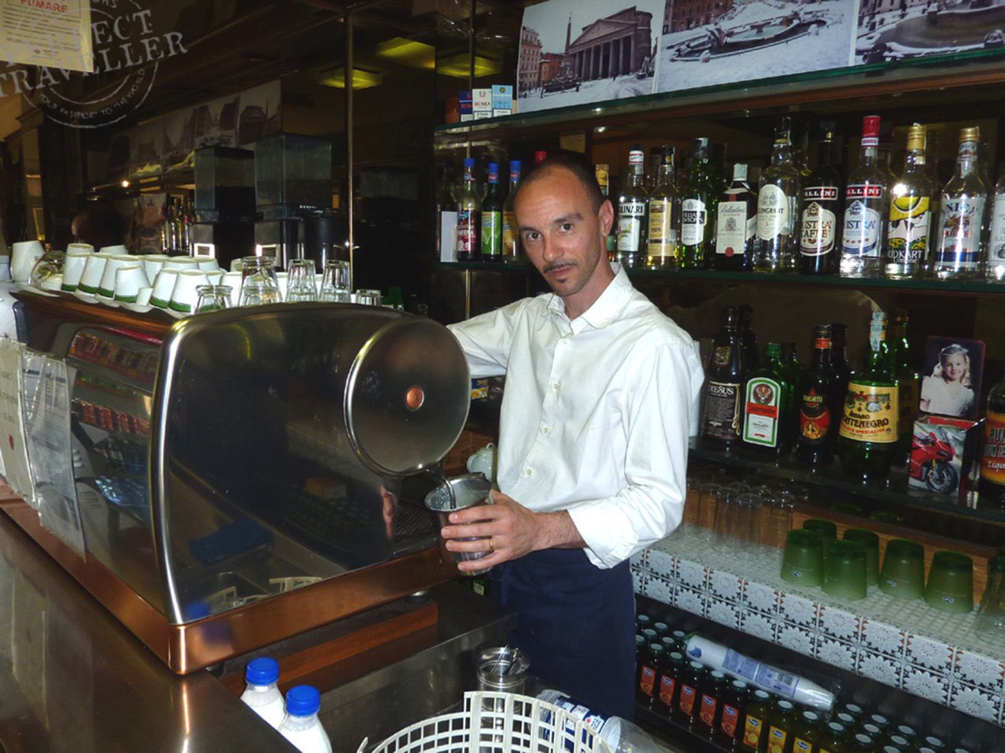 Making Coffee in Rome