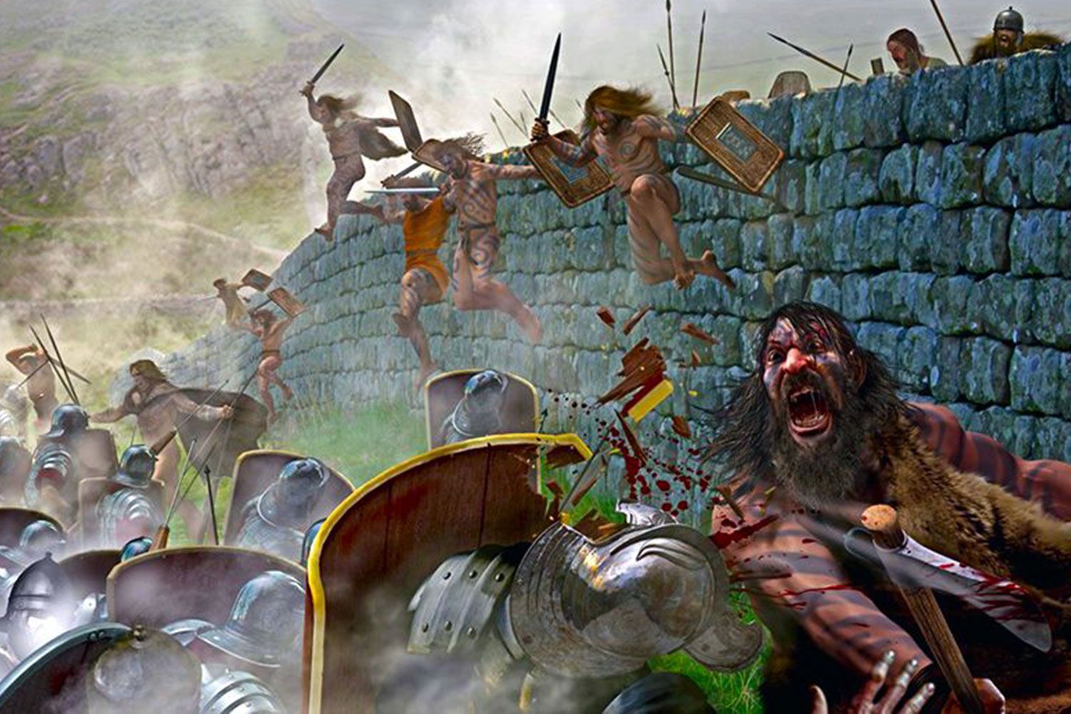 The fierce brutality of the Picts tested Roman resolve 