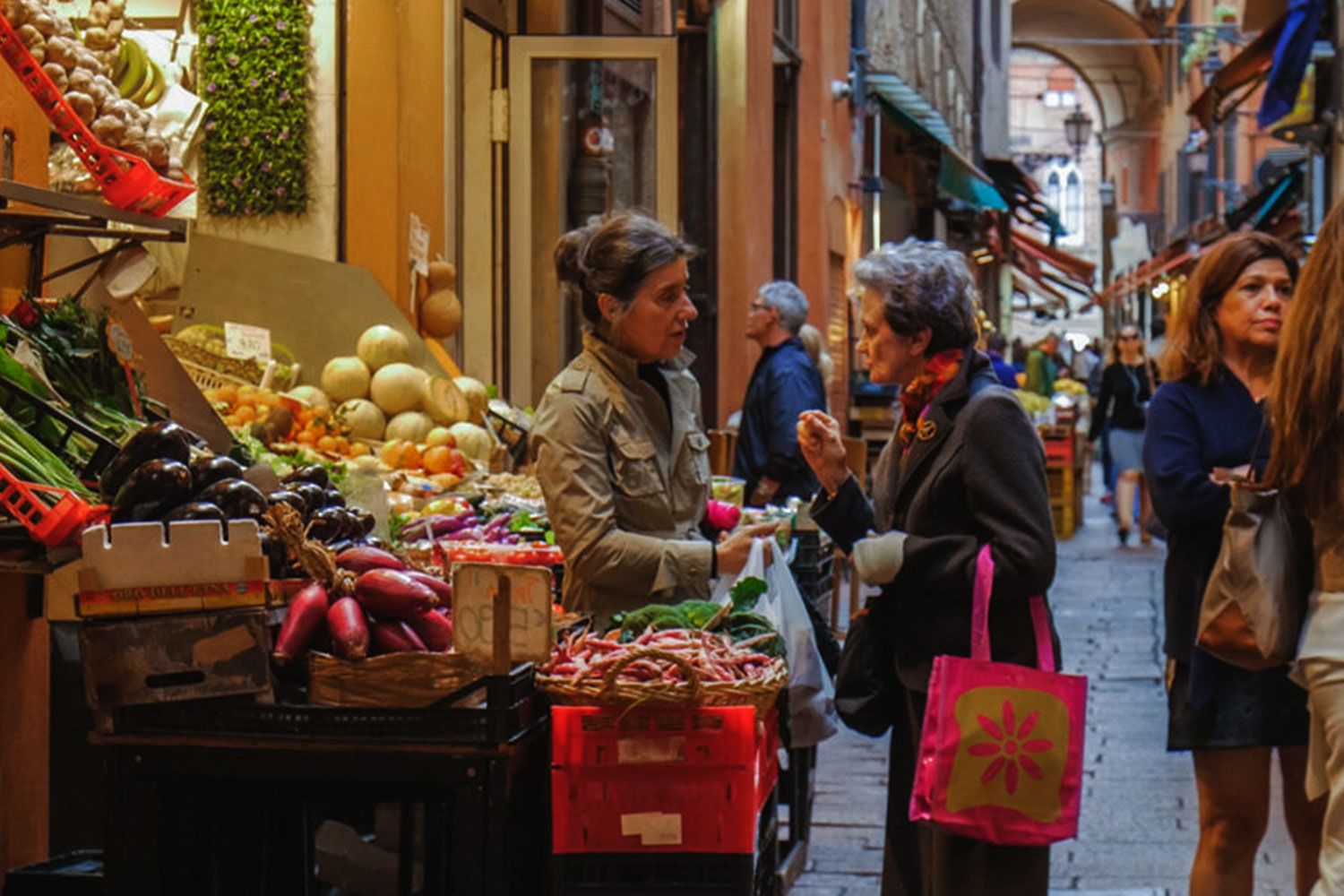 Food Shopping in Bologna