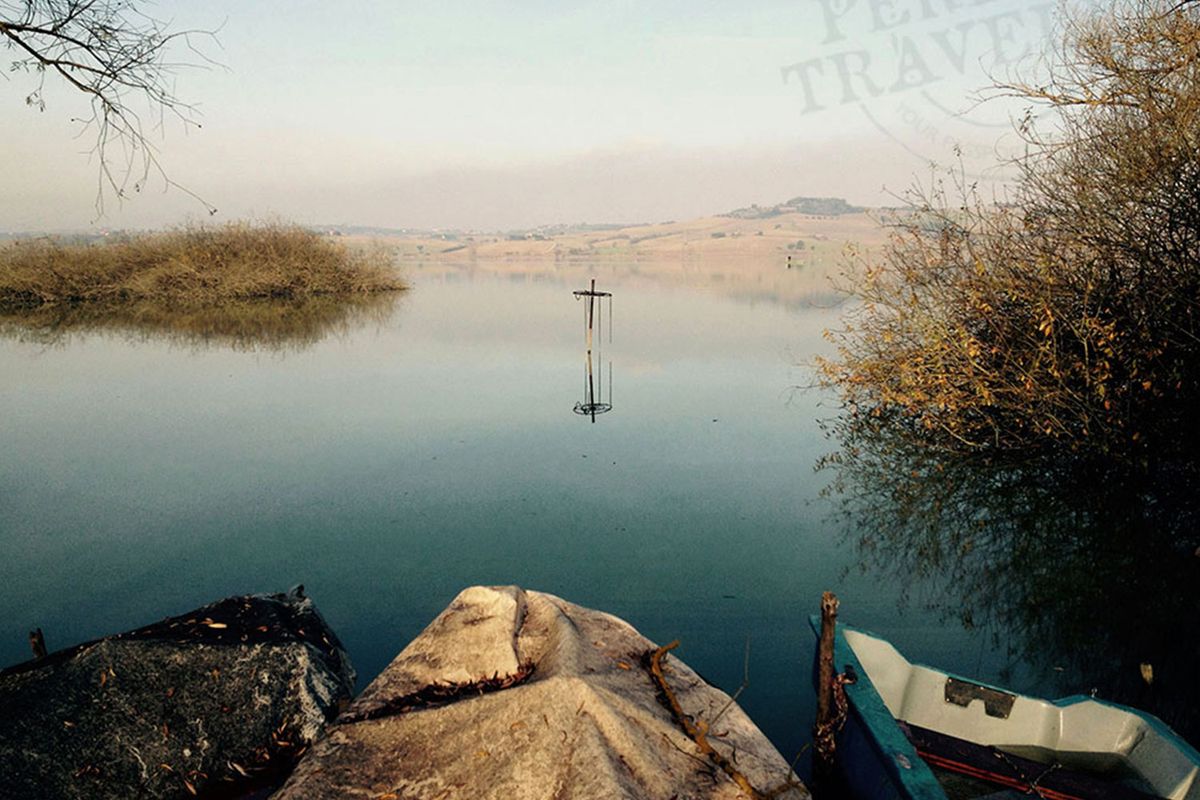 Lake Chiusi in Tuscany