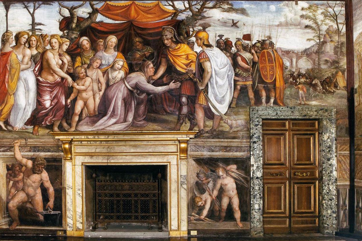 “The Women of Darius's Family before Alexander the Great” by Sodoma (c.1517). Painted as a fresco in the Villa Farnesina in Rome.