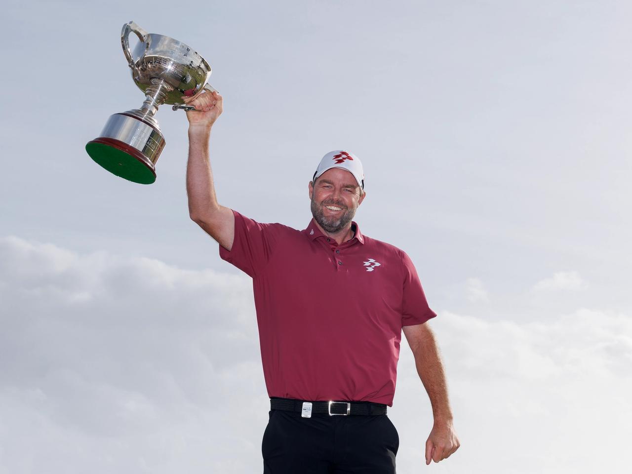 Marc Leishman and Victorian PGA trophy
