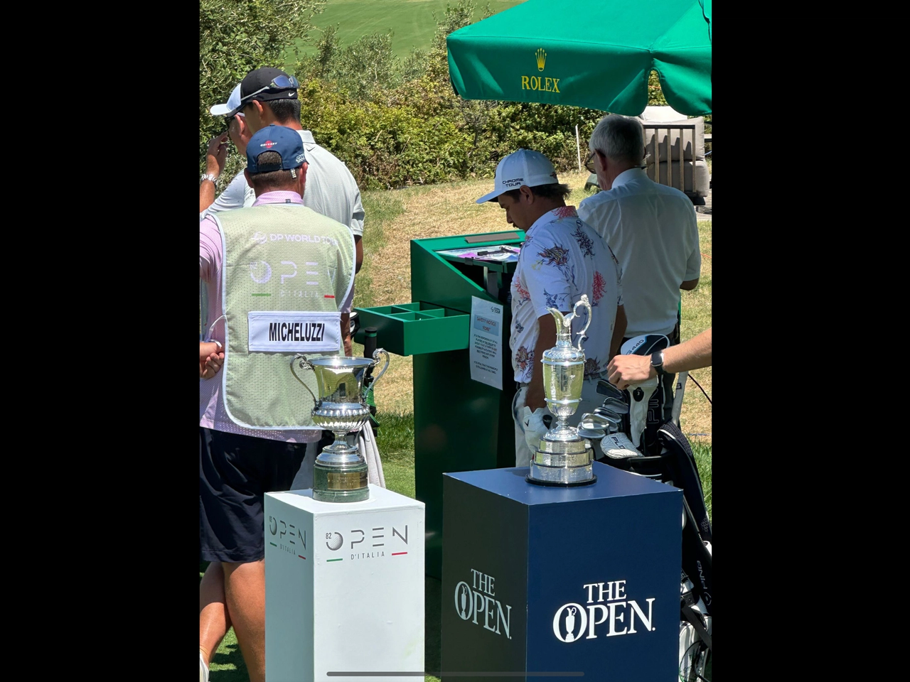 David Micheluzzi at the Italian Open