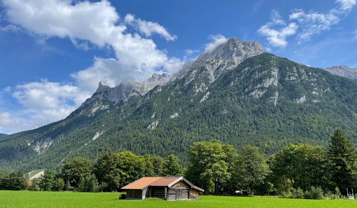 A paddock outside Mittenwald