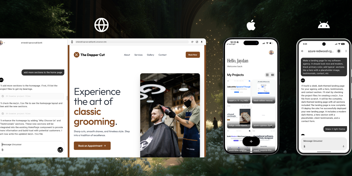 Uncursor is Now Everywhere: iOS, Android, and the Web