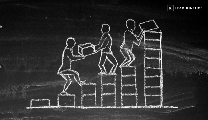 Illustration representing scaling marketing output without increasing headcount