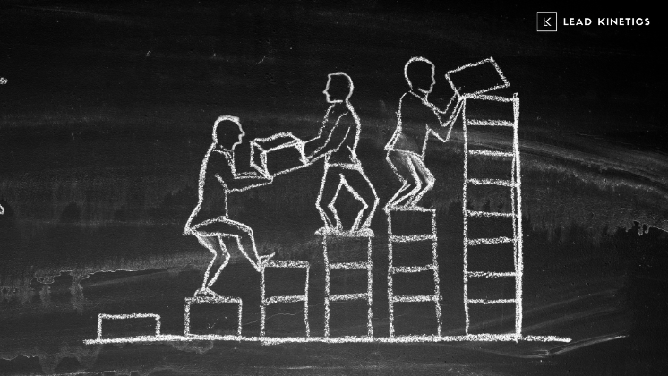 Illustration representing scaling marketing output without increasing headcount