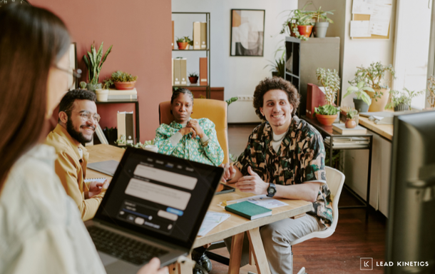 Business owner writing a marketing brief for a freelance specialist