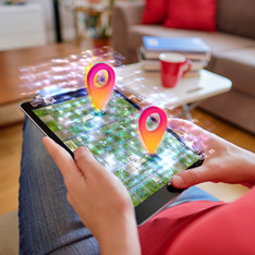 Illustration representing digital skills and technology in the modern workplace