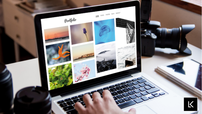 Marketing graduate building a digital portfolio website