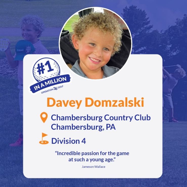 #1inaMillion Davey Domzalski social media post