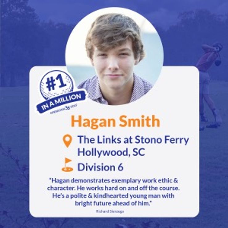 #1inaMillion Golfer Haga Smith Instagram Post