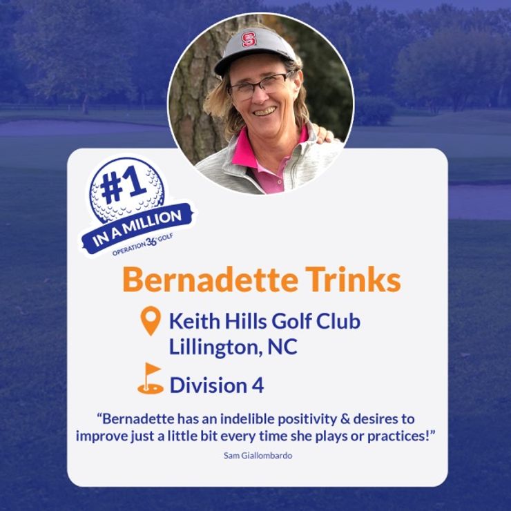 #1inaMillion Bernadette Trinks social media post