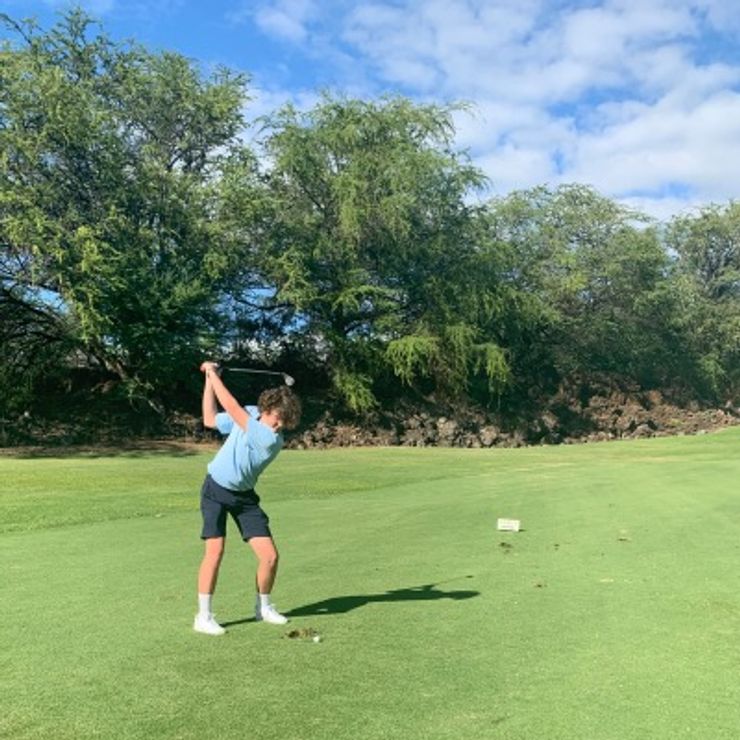 #1inaMillion Golfer Joshua Beck teeing off