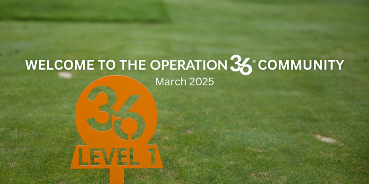 Operation 36 Welcomes New Golf Facilities