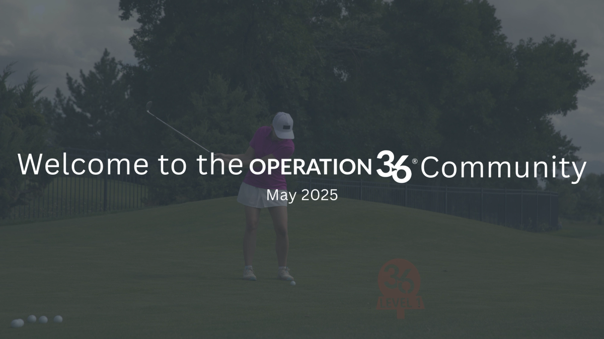 Operation 36 Welcomes New Golf Facilities