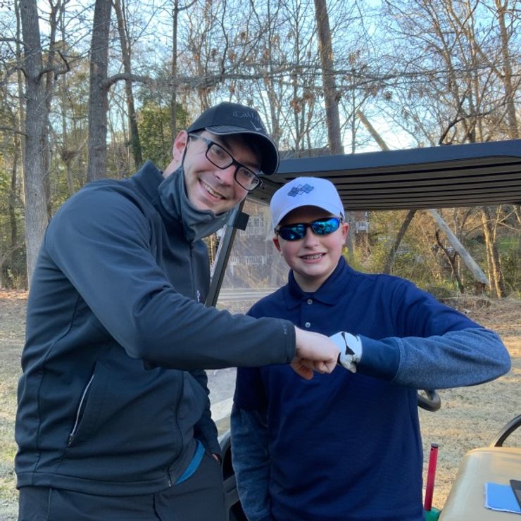 #1inaMillion Matthew Olson with Coach Martin