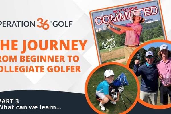 From Beginner to Division I Golfer (3 of 3)