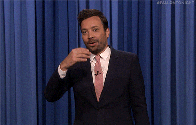 gif of Jimmy Fallon Cringing