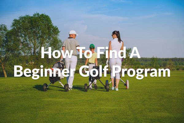 How to find a beginner golf program article image