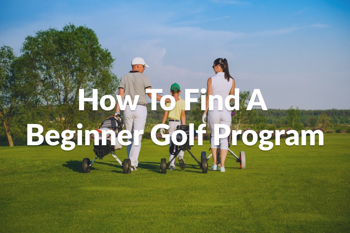 How to find a beginner golf program article image