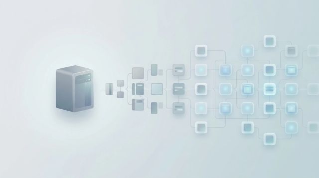 Fra virtuelle maskiner til Cloud Native – en visuell forklaring av skyen