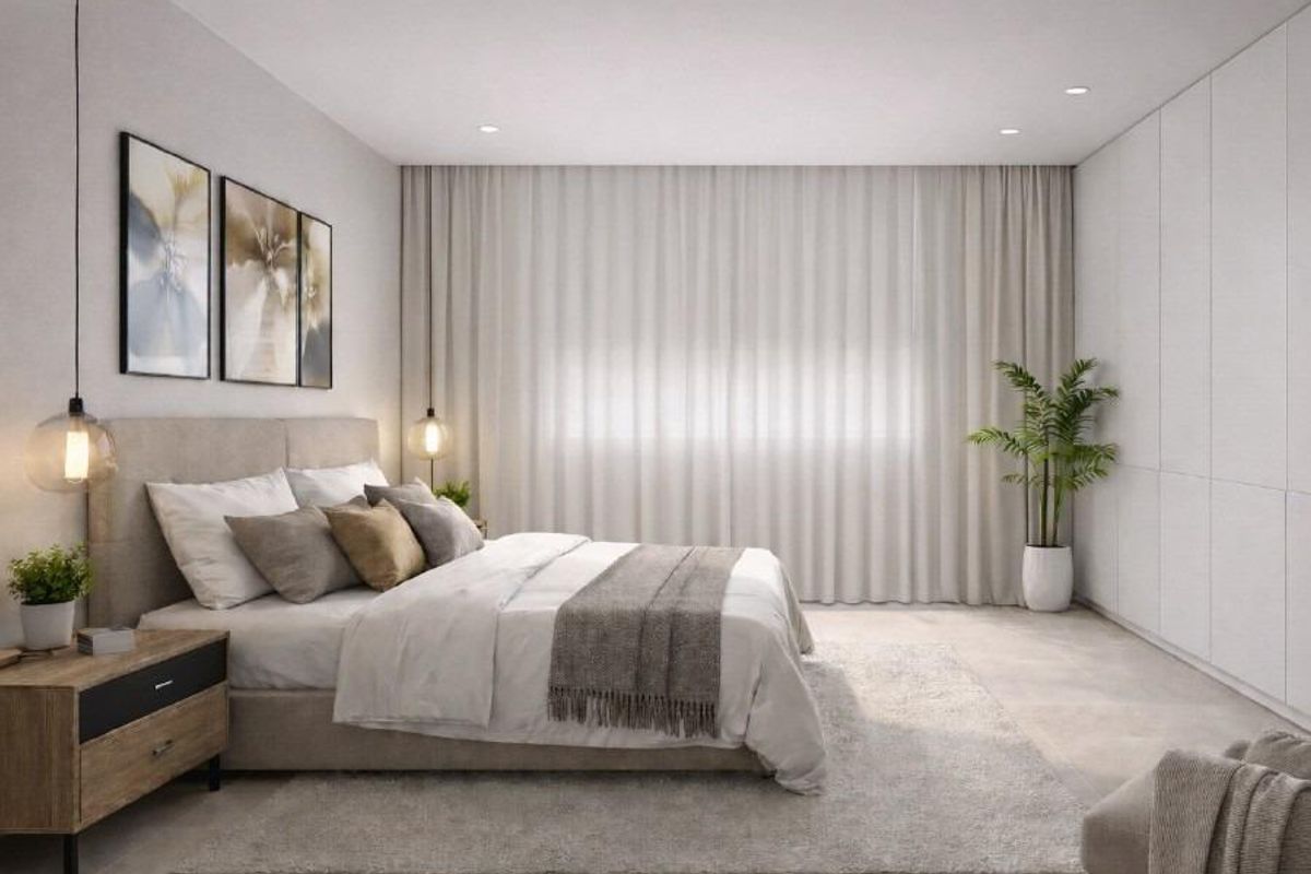 Buitenzijde van het appartementengebouw