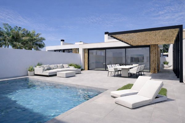 New Build Villas with Private Pool Near La Serena Golf in Los Alcazares
