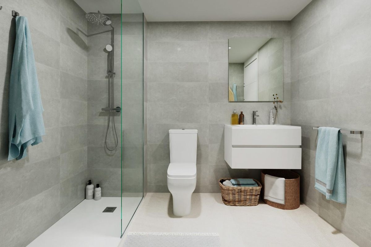 Bedroom with terrace access in Estepona