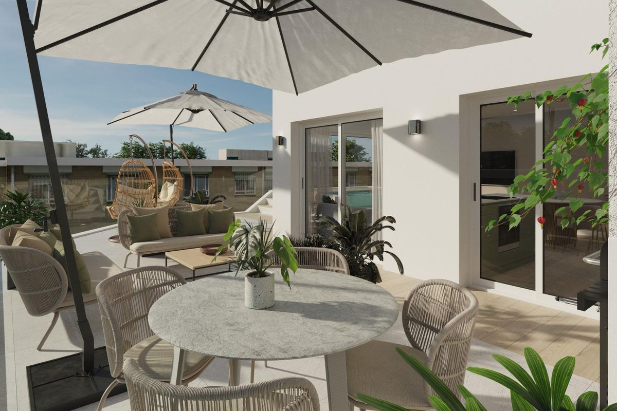 Nieuwbouwwoningen vlakbij het strand in het centrum van Guardamar del Segura