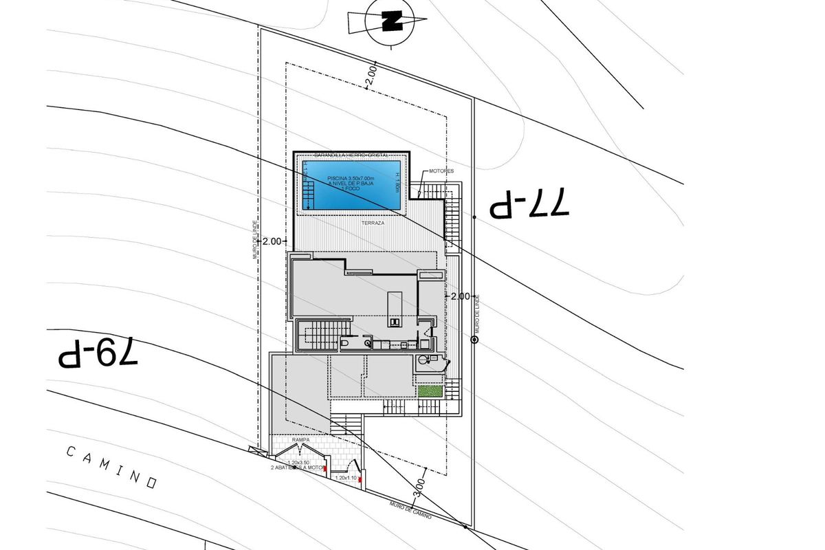 Eingangsbereich der Villa