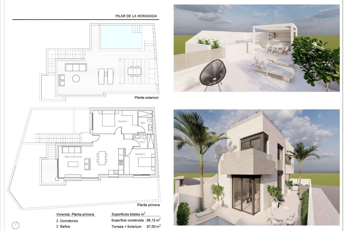 Exclusieve nieuwbouwwoningen met privézwembad in Pilar de la Horadada