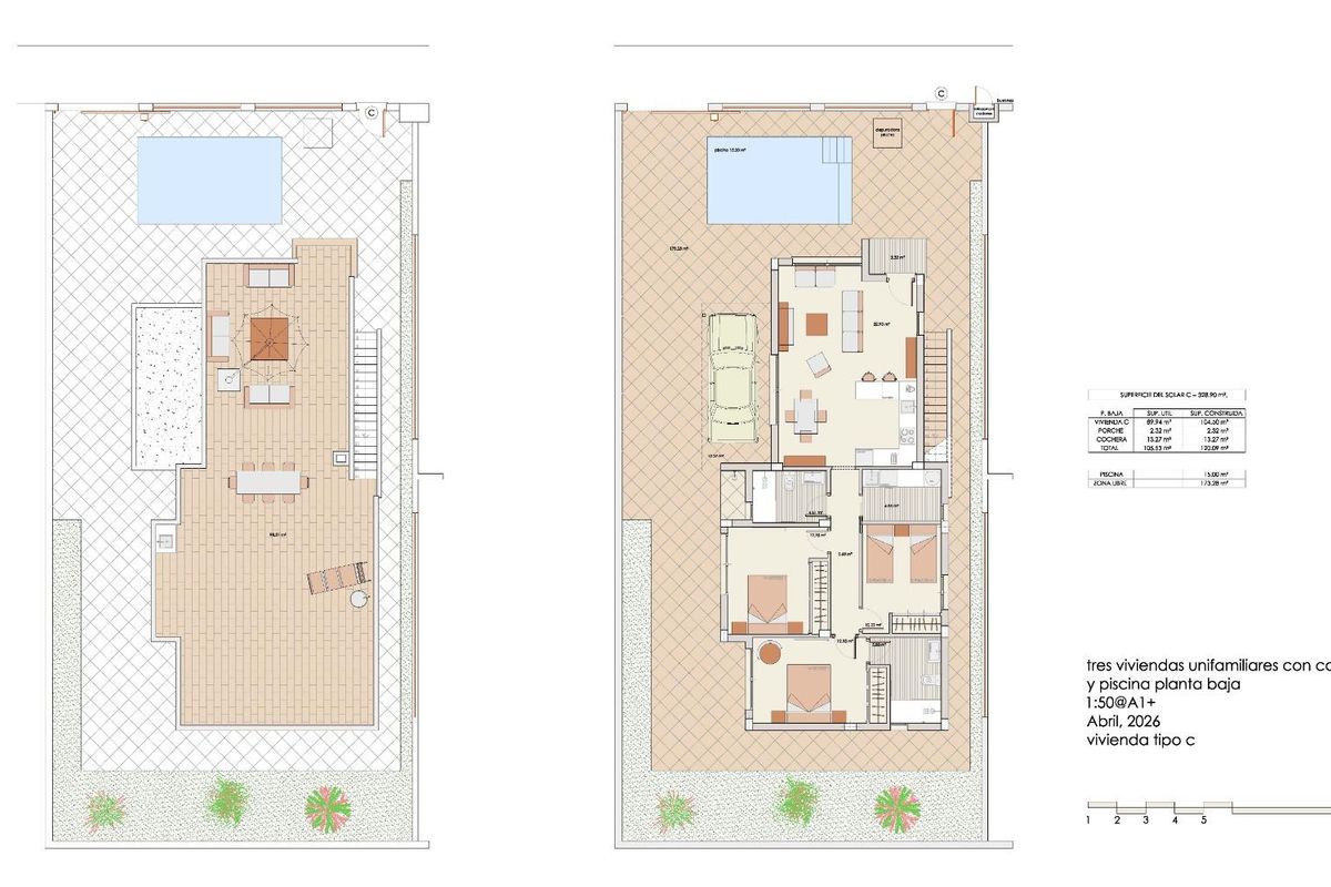 3-Hálószobás Villa Los Alcazares Medence - Kép 14