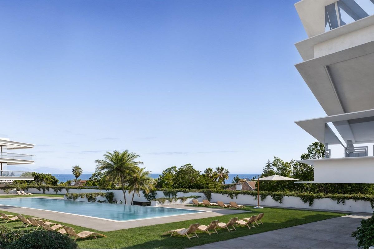 Bedroom in Manilva ground floor apartment