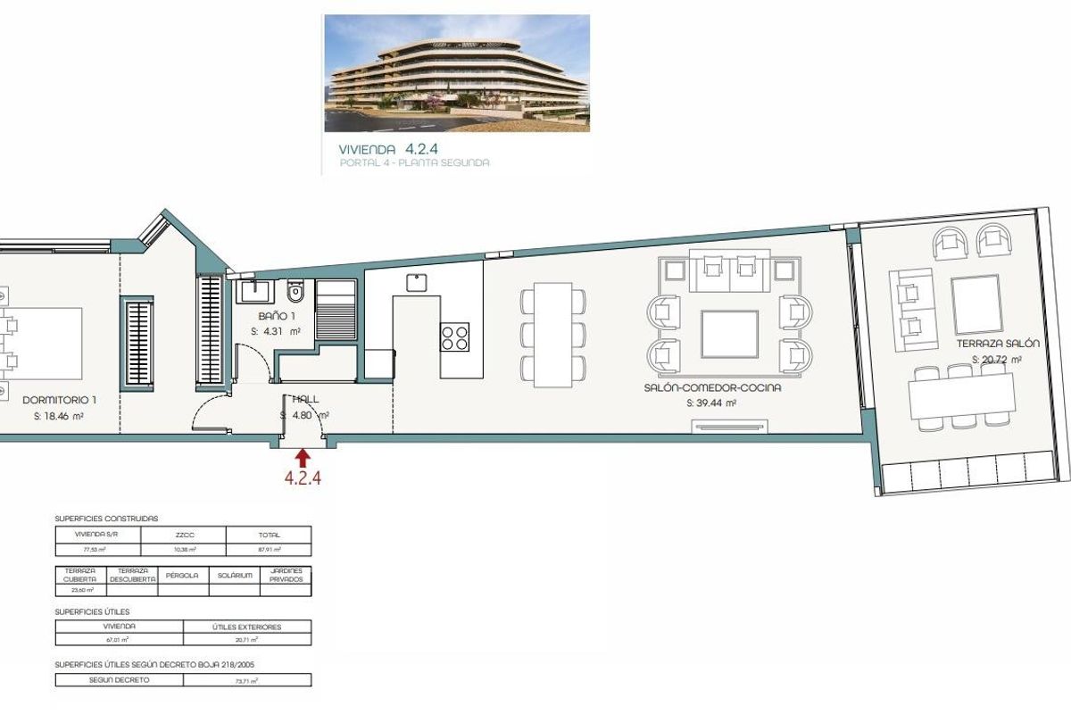 1-Bedroom Apartment in Estepona