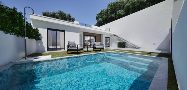 Quad villa with pool in Torre Pacheco