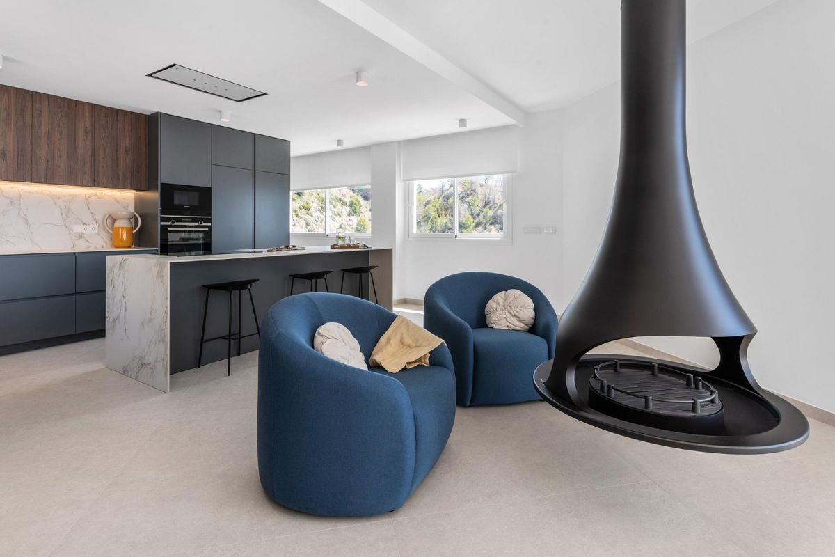 Essbereich mit Meerblick