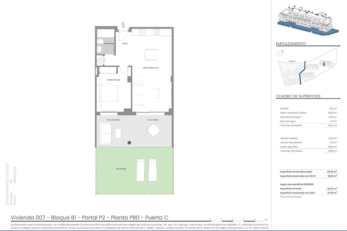 Exterieur van moderne benedenwoning in Mijas