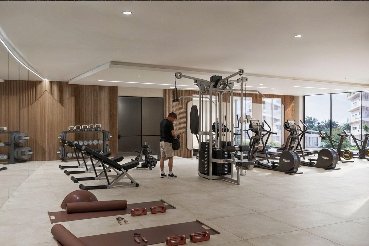 Ciudad del Deporte district view