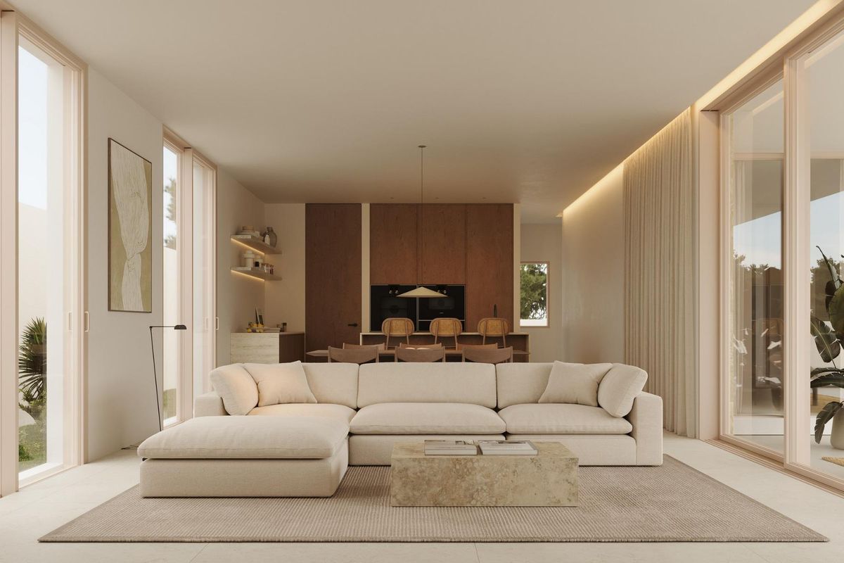 Polop villa with landscaped garden