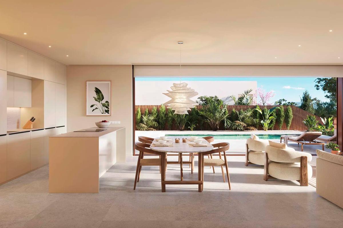 Badezimmer der Villa, elegant und stilvoll