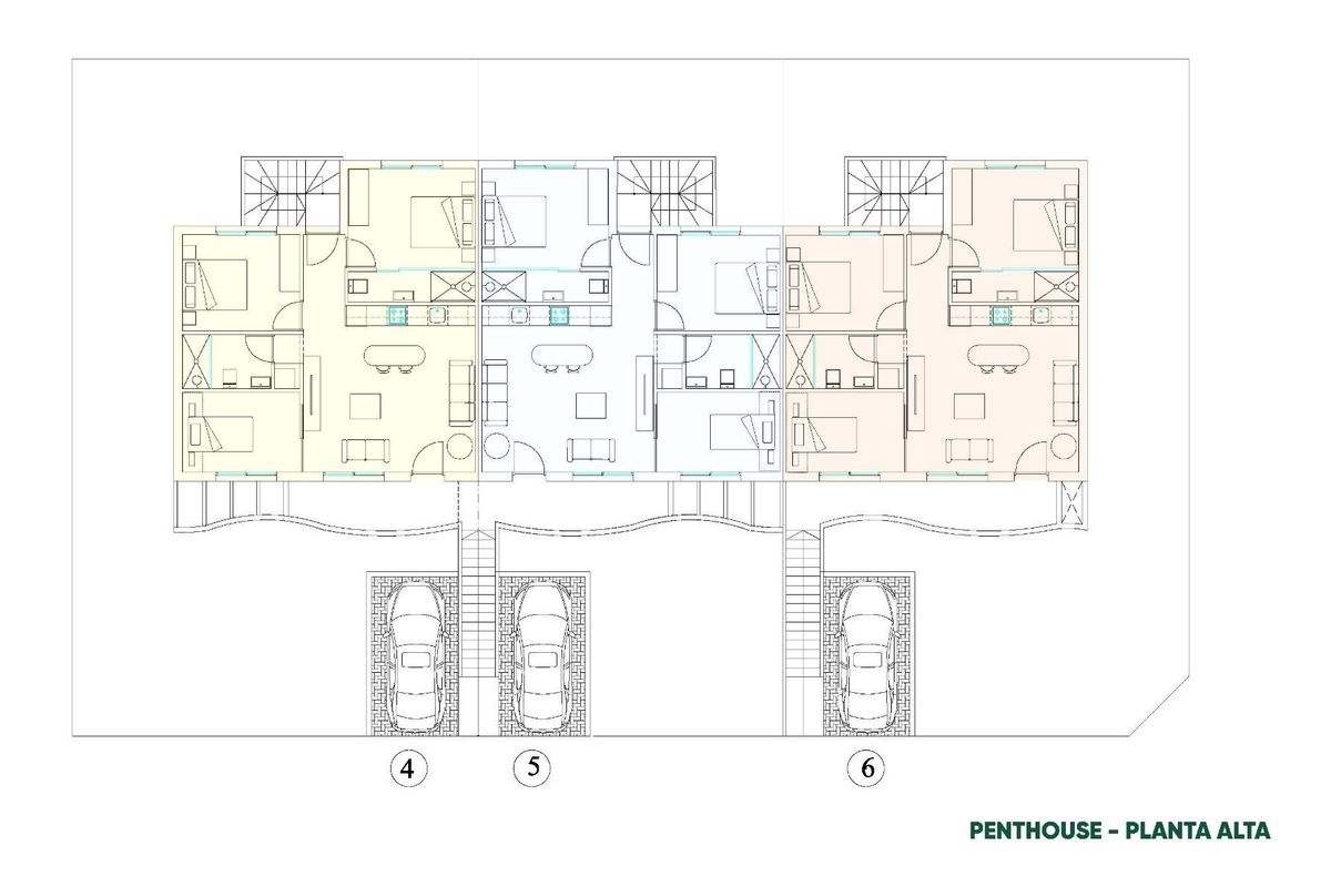 Außenansicht des Bungalows mit Pool