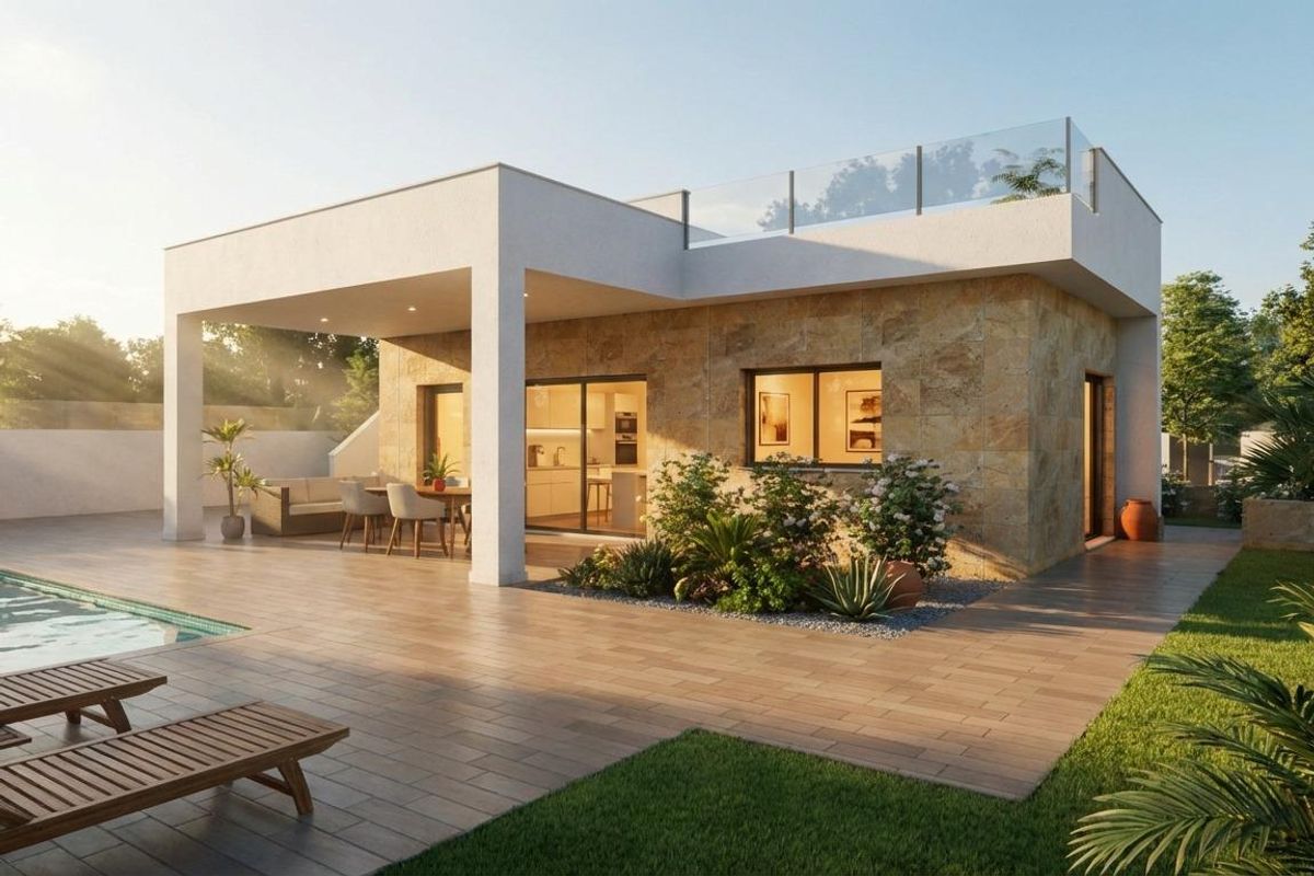 New Build Villa with Private Pool in Vistabella, Jacarilla