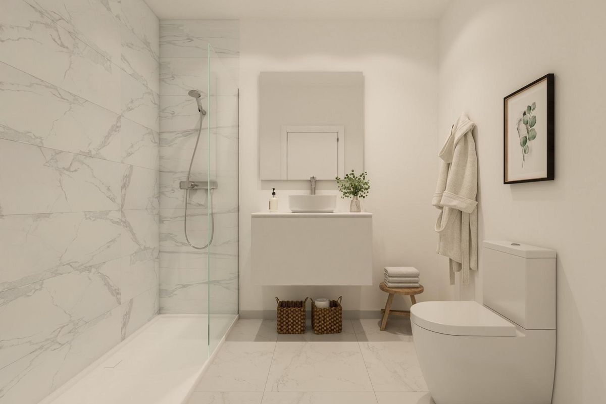 Bedroom with natural light in Benalmádena