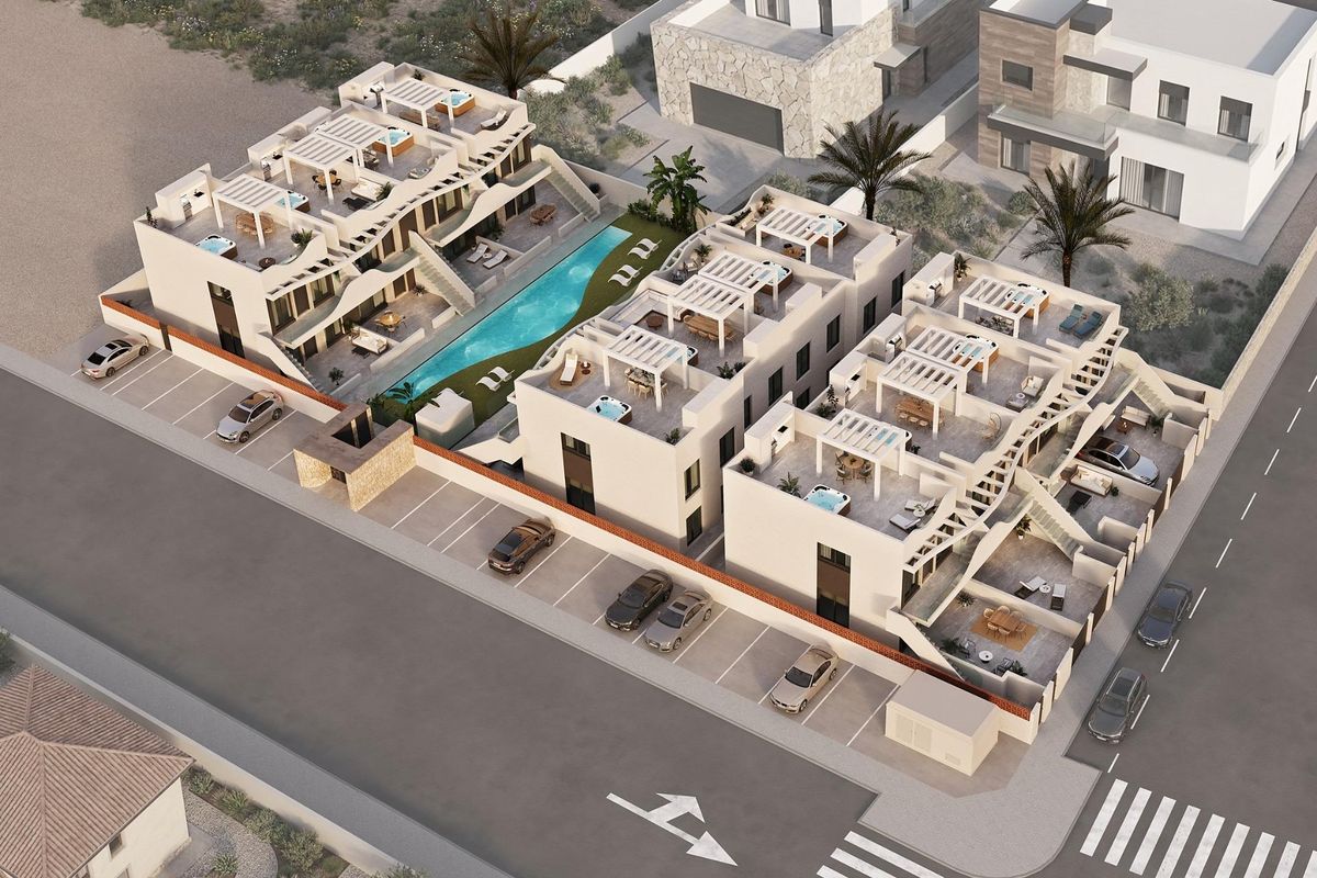 Fassade des Bungalows in Pilar de la Horadada