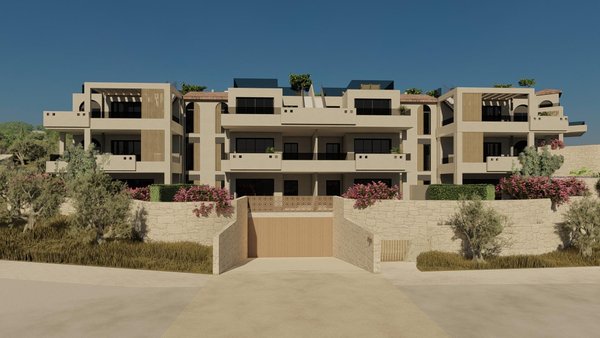 Penthouse exterior view in Monda