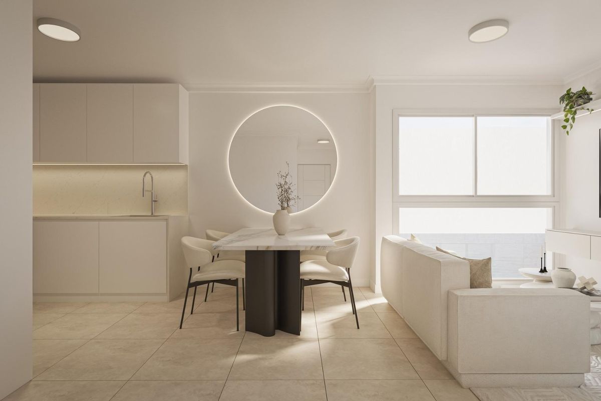 Terrace view from Torrevieja studio apartment