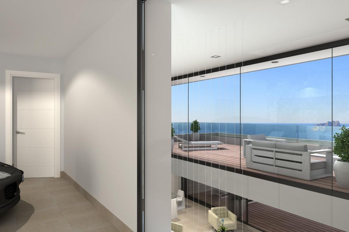 Moderne Küche in Luxusvilla