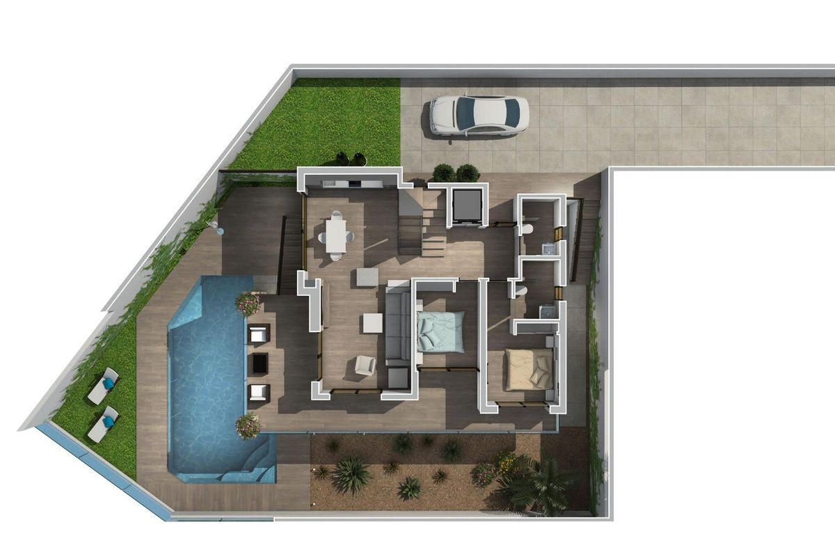 Luxe villa’s direct aan de golfbaan in Ciudad Quesada, Costa Blanca